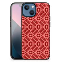 Apple iPhone 13 mini Back Case Batik Rood - thumbnail