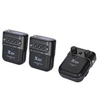 Xvive U5 SET T2 tweekanaals draadloze dasspeldmicrofoon - thumbnail