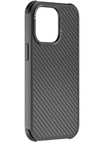 Black Rock Cover Robust Real Carbon Voor Apple IPhone 13 Pro Zwart - thumbnail