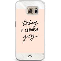 Samsung Galaxy S6 Edge hoesje - Choose joy - thumbnail