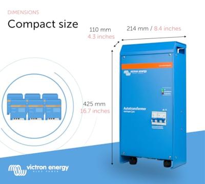 Victron Energy ITR000100001 Scheidingstransformator 1 x 120 V, 240 V 1 x 120 V, 240 V 32 A Victron Energy ITR000100001 Scheidingstransformator 1 x 120 V, 240 V 1 x 120 V, 240 V 32 A