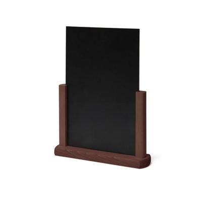 Tafelkrijtbord IEZZY A5 donkerbruin hout | 6 stuks