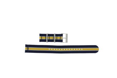 Horlogeband Tissot T604039511 Nylon/perlon Bi-Color 19mm