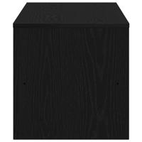 TV-meubel 120x40x40 cm spaanplaat zwart eikenkleurig - thumbnail