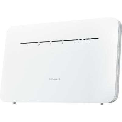 Huawei B535 4G LTE Router 3Pro (Cat.7, 4G LTE tot 300 Mbps (download), 100 Mbit/s, upload), WiFi 300 Mbps (2,4 GHz) + 867 Mbps (5 GHz), 4x Gigabit LAN) wit