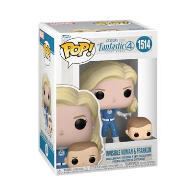 Funko Pop! figuur Marvel Studios The Fantastic 4 First Steps Invisible Woman & Franklin