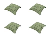 Sierkussen met paspel ca. 50x50 cm Joah sage (4 stuks) Madison - Madison - thumbnail