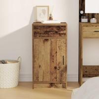 Dressoir met lade Oud hout 40 x 40,5 x 75 cm Bewerkt hout - thumbnail