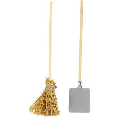 Creativ Company Schep en bezem, l: 11 cm, 1 doos Creativ Company Schep en bezem, l: 11 cm, 1 doos