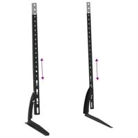 VidaXL Tv-standaards 2 st 37-75 inch scherm 45 kg max vesa 600x400 mm - thumbnail