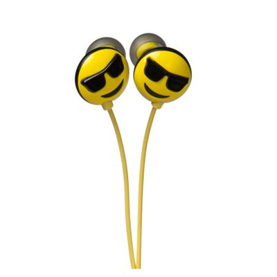 Jam HX-EPEM02 Audio oji Too Cool - on-ear hoofdtelefoon, emoji design, grootte voor kinderen vanaf 3 jaar, beperkt maximaal volume -75 dB, 3,5 mm audio-aansluiting, meerkleurig