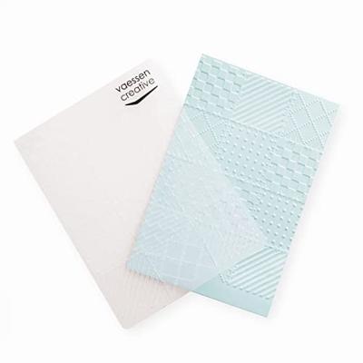 Vaessen Creative • embossing folder patchwork