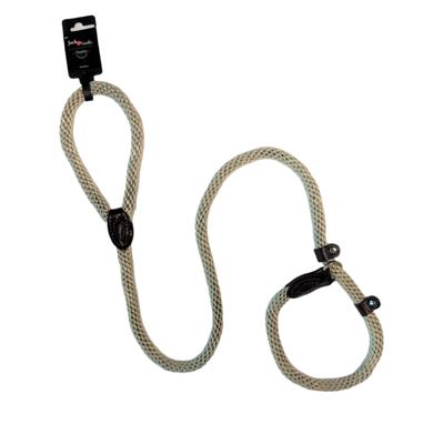 JACK AND VANILLA, Martingale Hondenriem, model Walkabout, kleur beige, maat 15 mm x 140 cm