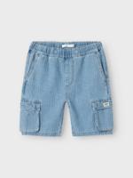 Name it zomer jeans short jongens - cargo - licht blauw denim - Nkmryan - thumbnail