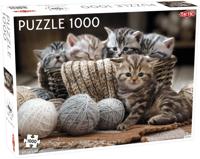 Tactic Puzzel Animals: Kittens puzzel 1000 stukjes - thumbnail