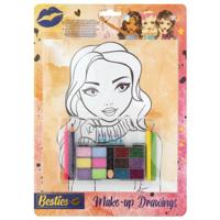 Besties Maak je eigen make-up tekeningen - thumbnail
