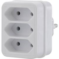 Sygonix SY-4673752 Stopcontactsplitter Wit - thumbnail