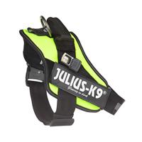 Julius K9 Blindengeleidehond tuig - Neon groen - Maat 1 - thumbnail