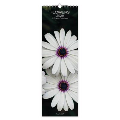 Bloemen Slimline Kalender 2026