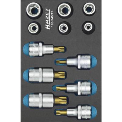 Hazet 163-245/12 Dopsleutel-bitinzetset 1/2 (12.5 mm) 12-delig Hazet 163-245/12 Dopsleutel-bitinzetset 1/2 (12.5 mm) 12-delig