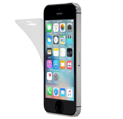Power Support displaybeschermfolie voor iPhone 5/5S (zelfklevend, niet-verblindend, anti-vingerafdruk, anti-verblindingsvrij, Apple licht, duurzaam, schokbestendig, praktisch