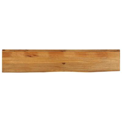 Tafelblad met natuurlijke rand 180x40x2,5 cm massief mangohout
