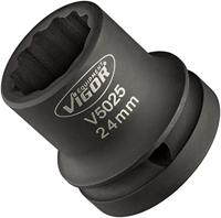 Vigor V5025 V5025 Buiten-dubbel-zeskantprofiel Slagadapter 24 mm 24 mm 3/4 (20 mm) - thumbnail