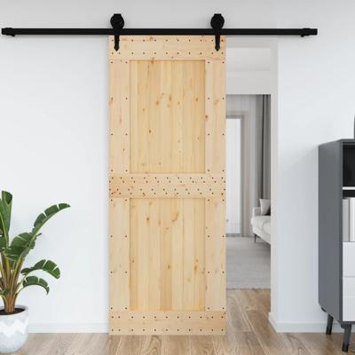 VidaXL Deur narvik 90x210 cm massief grenenhout