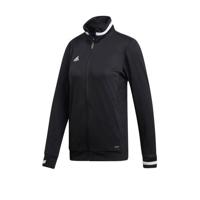 Adidas T19 Track Jacket Dames Zwart - thumbnail