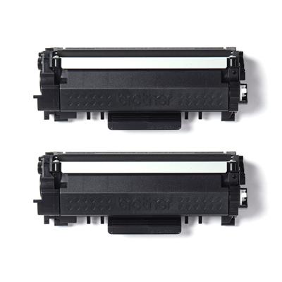 Originele inkt cartridge Brother TONER N 3K PK2 Zwart (2 Stuks) - thumbnail