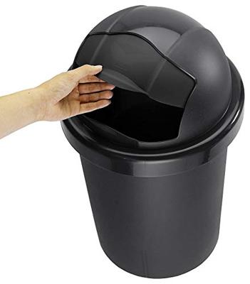 Rotho roll bob afvalemmer 30l zwart