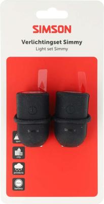 Verlichtingsset Simson simmy batterij - zwart