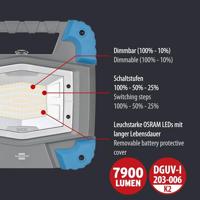 Brennenstuhl Mobiele LED | accu werklamp | BS 5000 | MA Bosch System | 6000lm | IP55 - 1171630501 - thumbnail