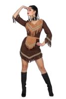 Indianen vrouw kostuum dames - thumbnail