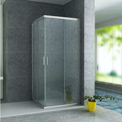 BWS Douchecabine | Hayes | Vierkant 90x90x195cm | Chroom Profiel