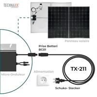 Technaxx TX-211 Kabelset 5 m 1.5 mm² 5020 5000 mm x 15 mm x 15 mm Geschikt voor model (ondulator): Universeel - thumbnail