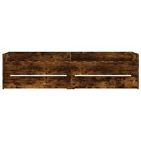 Bedframe met lades gerookt eikenkleurig 90x190 cm - thumbnail