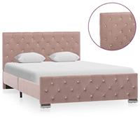 Bedframe fluweel roze 120x200 cm - thumbnail