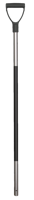 Mestvork steel alum. 115 cm donkergrijs handvat incl rubber - thumbnail
