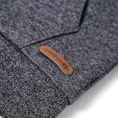 Kindervest met capuchon en rits 92 gemleerd grijs Kindervest met capuchon en rits 92 gemleerd grijs