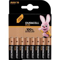 Duracell Plus-AAA CP16 Micro (AAA) batterij alkaline mangaan 1,5 V 16 st. - thumbnail