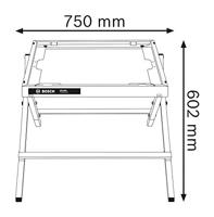 Bosch Blauw GTA 6000 Professional onderstel | voor GTS 10 XC Professional - 0601B24100 - thumbnail