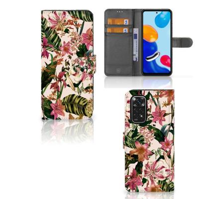 Xiaomi Redmi Note 11/11S Hoesje Flowers Xiaomi Redmi Note 11/11S Hoesje Flowers