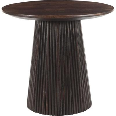 Sohome Ronde Salontafel 'Olav' Mangohout, 50cm, kleur Walnoot