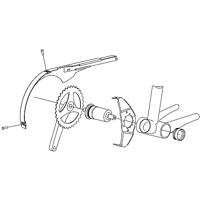 SKS chainblade kettingscherm 38t - thumbnail
