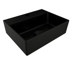 Mini Fontein AQS Cloud 1 Kraangat 29x23 cm Zonder Overloop Mat Zwart Aqua Splash Mini Fontein AQS Cloud 1 Kraangat 29x23 cm Zonder Overloop Mat Zwart Aqua Splash