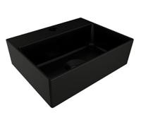 Mini Fontein AQS Cloud 1 Kraangat 29x23 cm Zonder Overloop Mat Zwart Aqua Splash - thumbnail