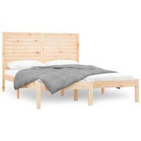 Bedframe massief hout 150x200 cm - thumbnail