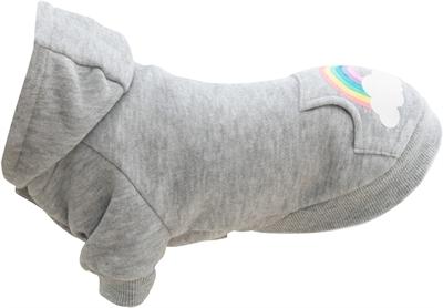 TRIXIE HONDENTRUI HOODIE RAINBOW FALLS GRIJS 21 CM