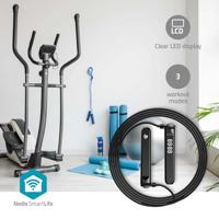 SmartLife Buitensport | Springtouw | Bluetooth® | Dual Hall sensor | LED-Scherm | PVC | 3.00 m | Snoerloze Ballen / Tasje | Zwart - thumbnail